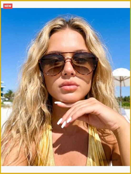 Retro Polarized Aviator Sunglasses UV400 Protection main image 7